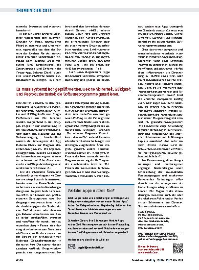Vorschauseite 3: Diagnose-Apps: Wenig Evidenz