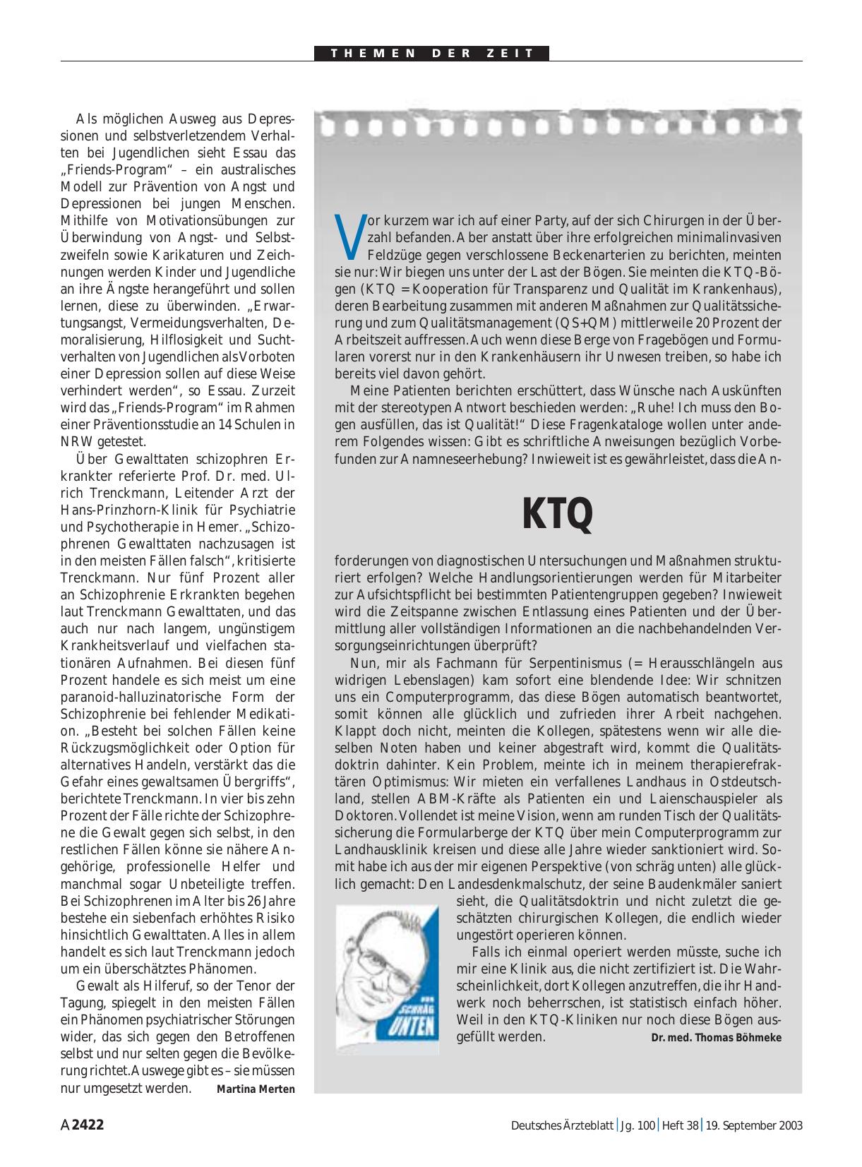 Vorschauseite 1: KTQ
