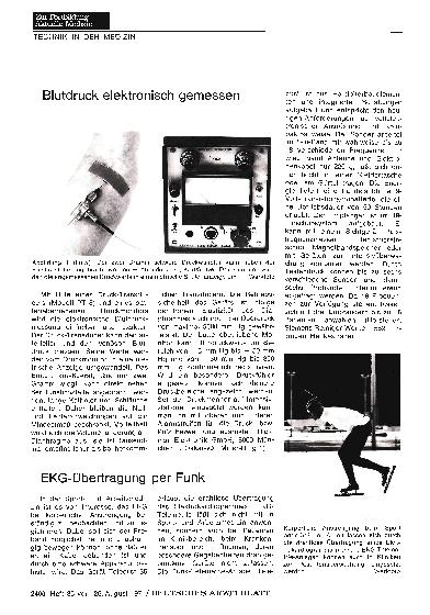 Vorschauseite 1: Blutdruck elektronisch gemessen
