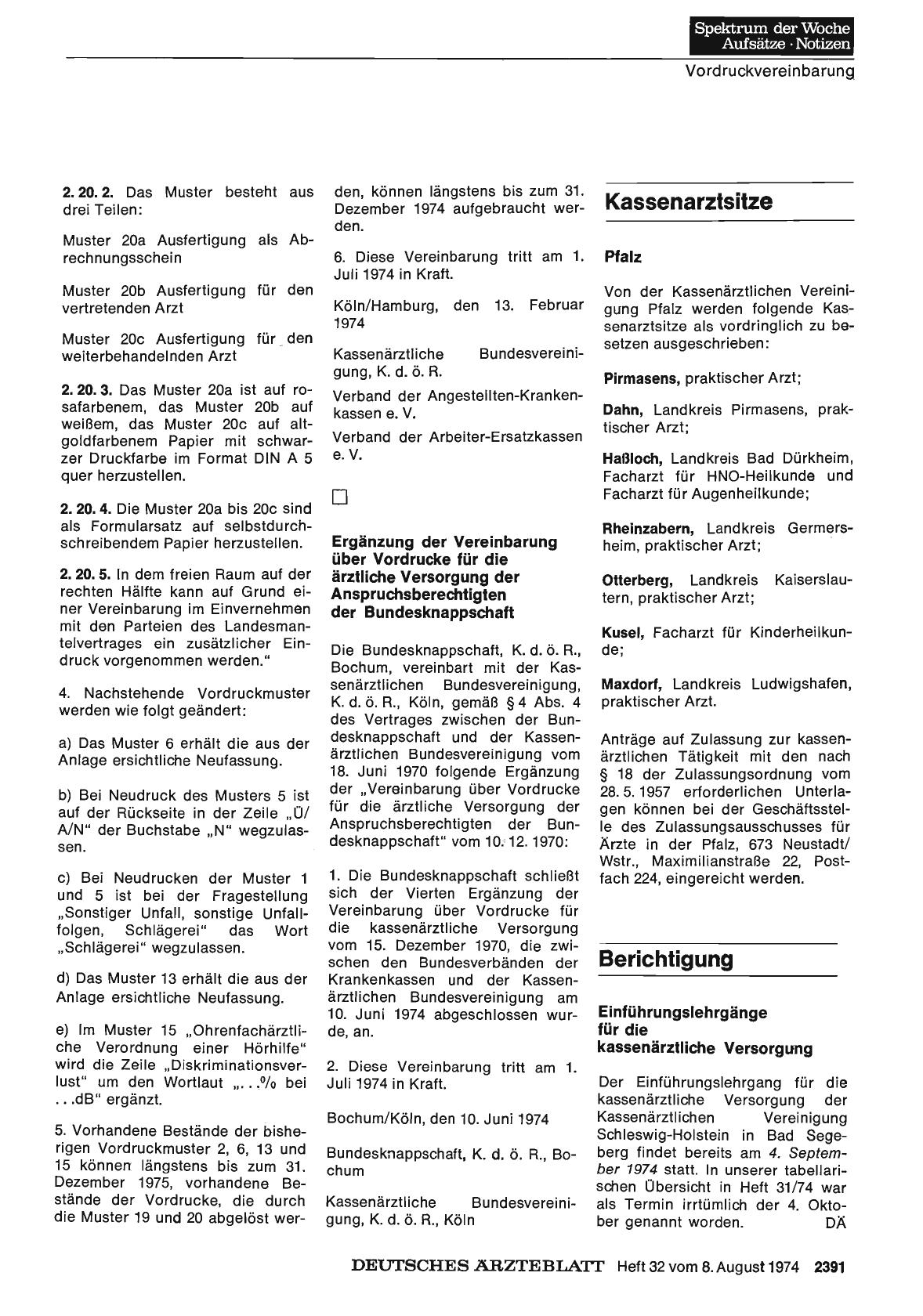 Vorschauseite 1: Kassenarztsitze
