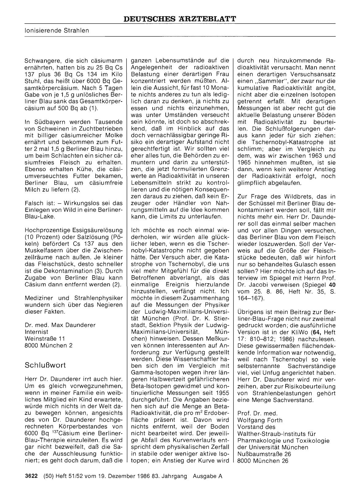 Vorschauseite 1: Dekontamination von Radio-Cäsium: Schlußwort