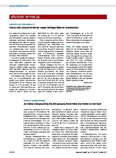 Vorschauseite 1: Häufigkeit des Schlaganfalls: Immer mehr jüngere Patienten wegen Schlaganfällen im Krankenhaus