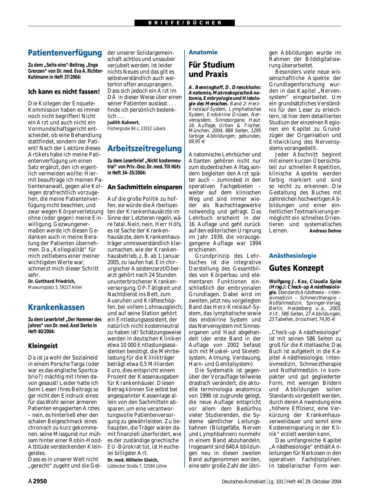 Vorschauseite 1: Anatomie, Makroskopische Anatomie, Embryologie und Histologie des Menschen