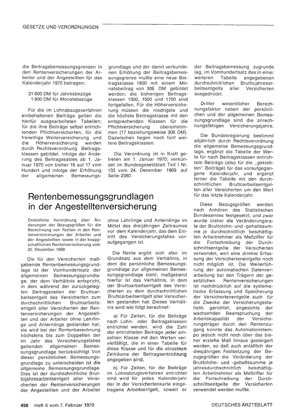 Vorschauseite 1: Rentenbemessungsgrundlagen in der Angestelltenversicherung