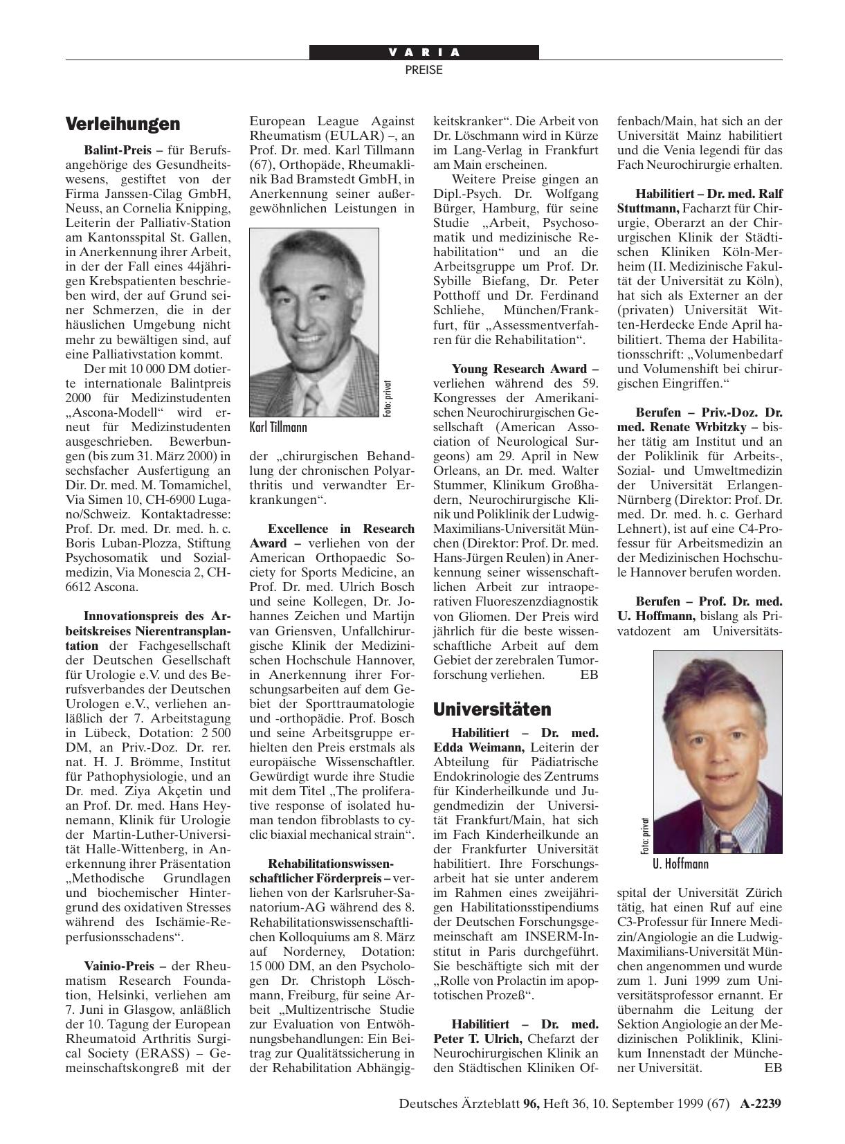 Vorschauseite 1: Universitäten