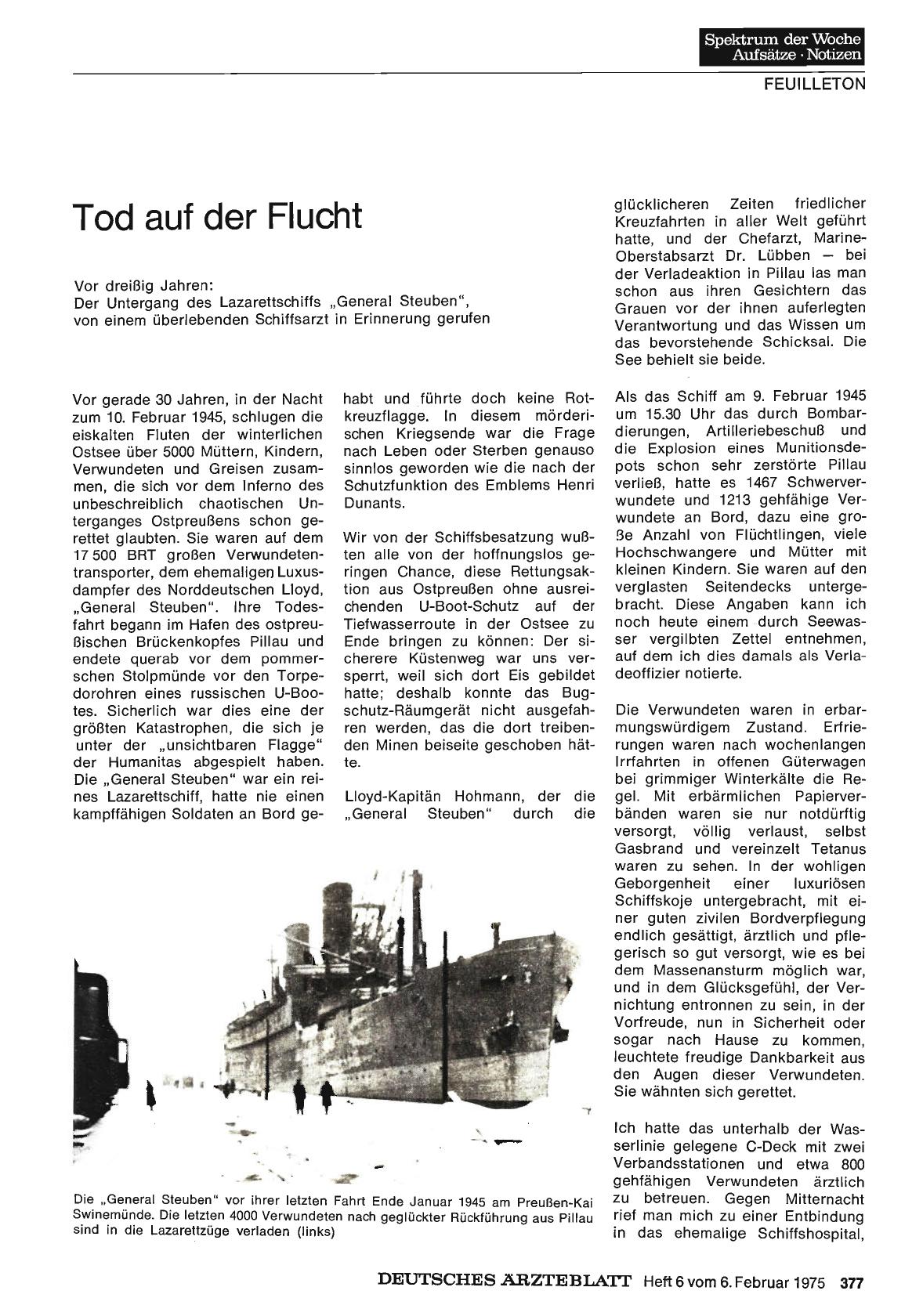 Vorschauseite 1: Tod auf der Flucht