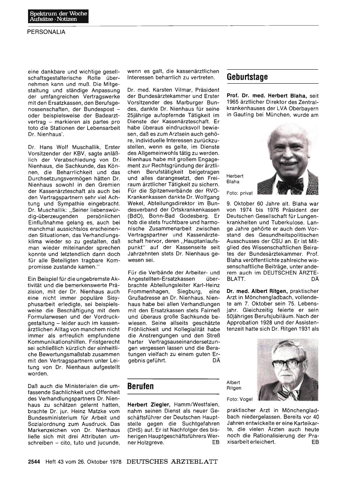 Vorschauseite 1: Geburtstage
