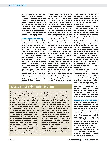 Vorschauseite 2: Hygienemängel: Nach dem Putzen ist vor dem Putzen