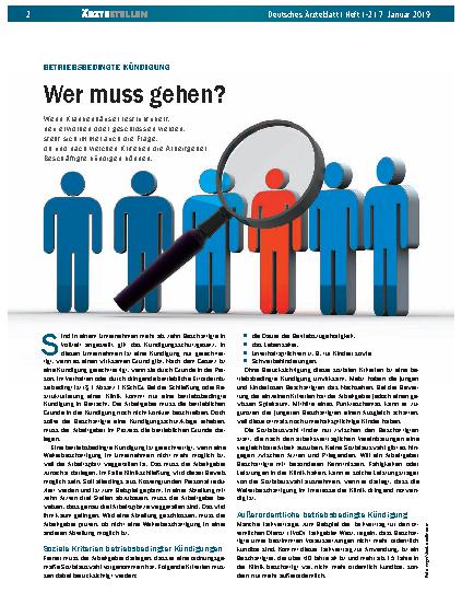 Vorschauseite 1: Betriebsbedingte Kündigung: Wer muss gehen?