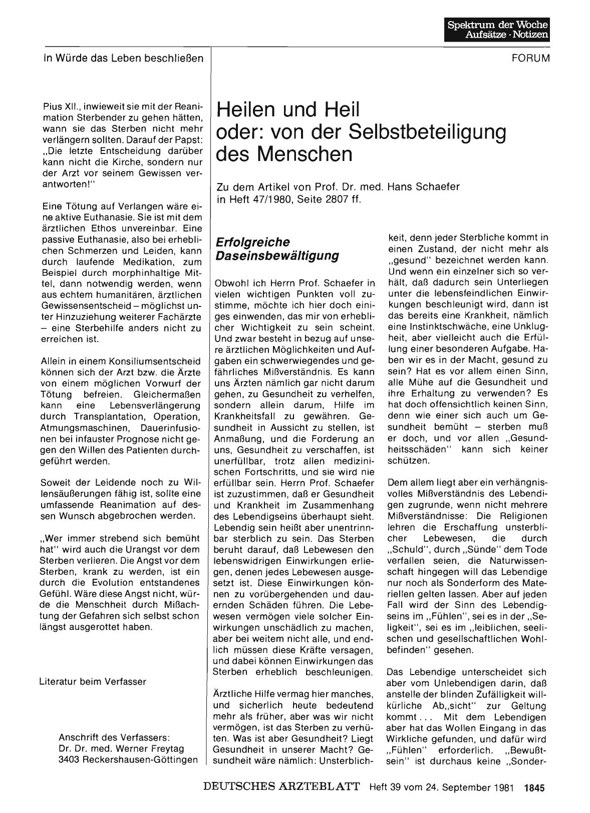 Vorschauseite 1: Heilen und Heil oder: von der Selbstbeteiligung des Menschen: Erfolgreiche Daseinsbewältigung