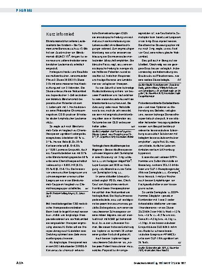 Vorschauseite 1: Kurz informiert