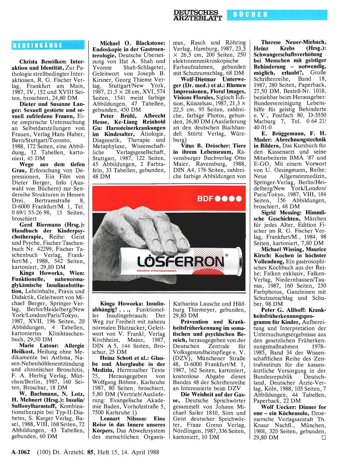 Vorschauseite 1: NEUEINGÄNGE