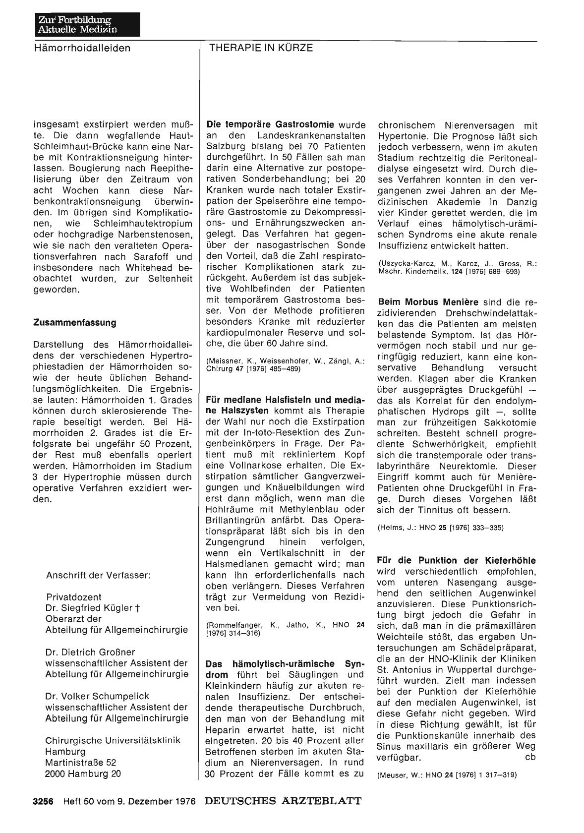 Vorschauseite 1: THERAPIE