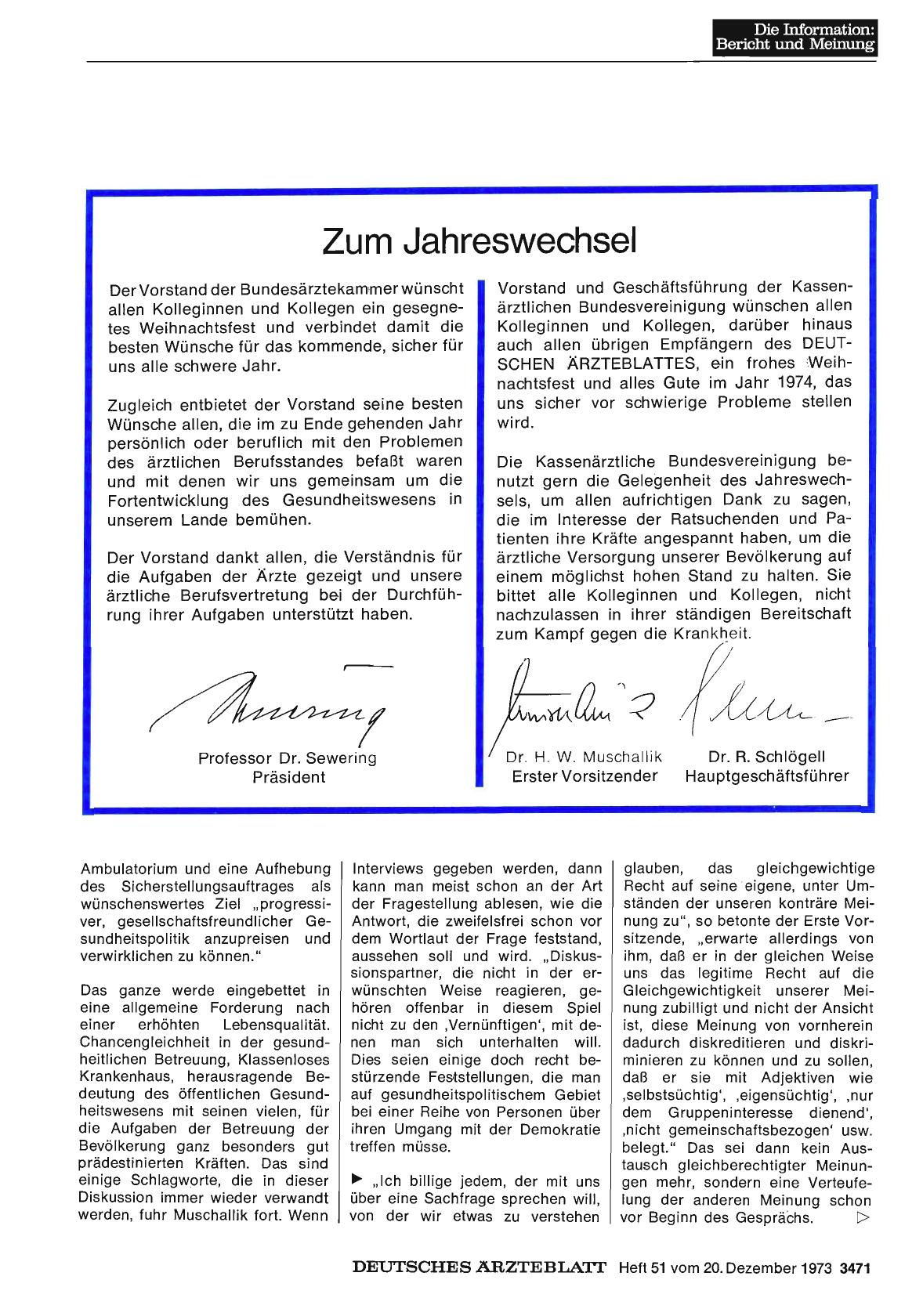 Vorschauseite 1: Zum Jahreswechsel