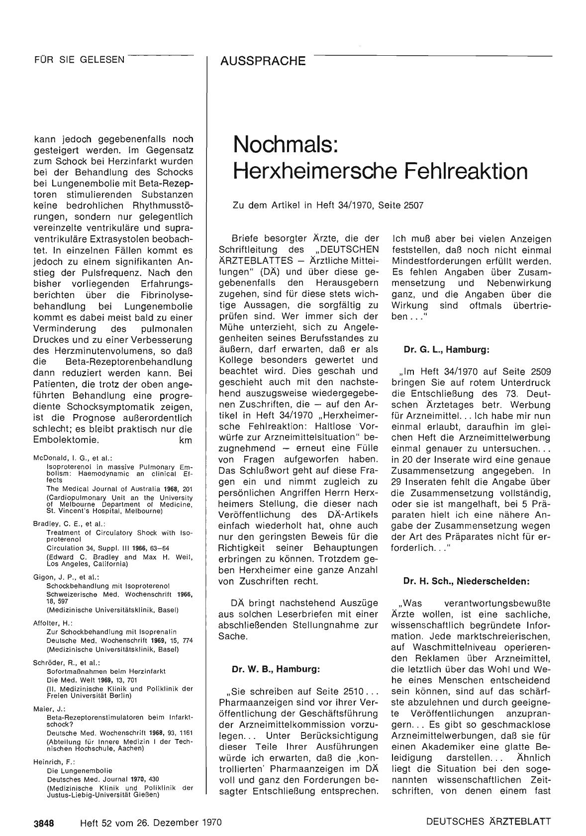 Vorschauseite 1: Nochmals: Herxheimersche Fehlreaktion