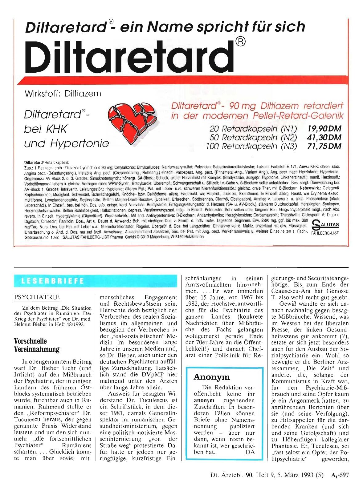 Vorschauseite 1: PSYCHIATRIE: Vorschnelle Vereinnahmung