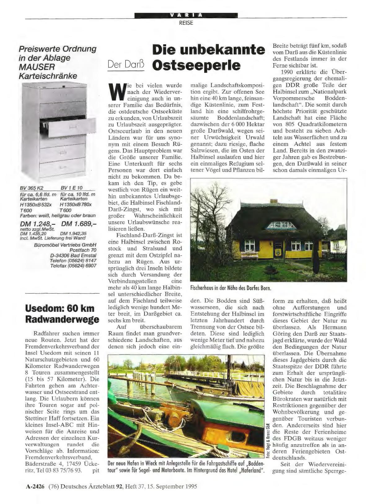 Vorschauseite 1: Usedom: 60 km Radwanderwege