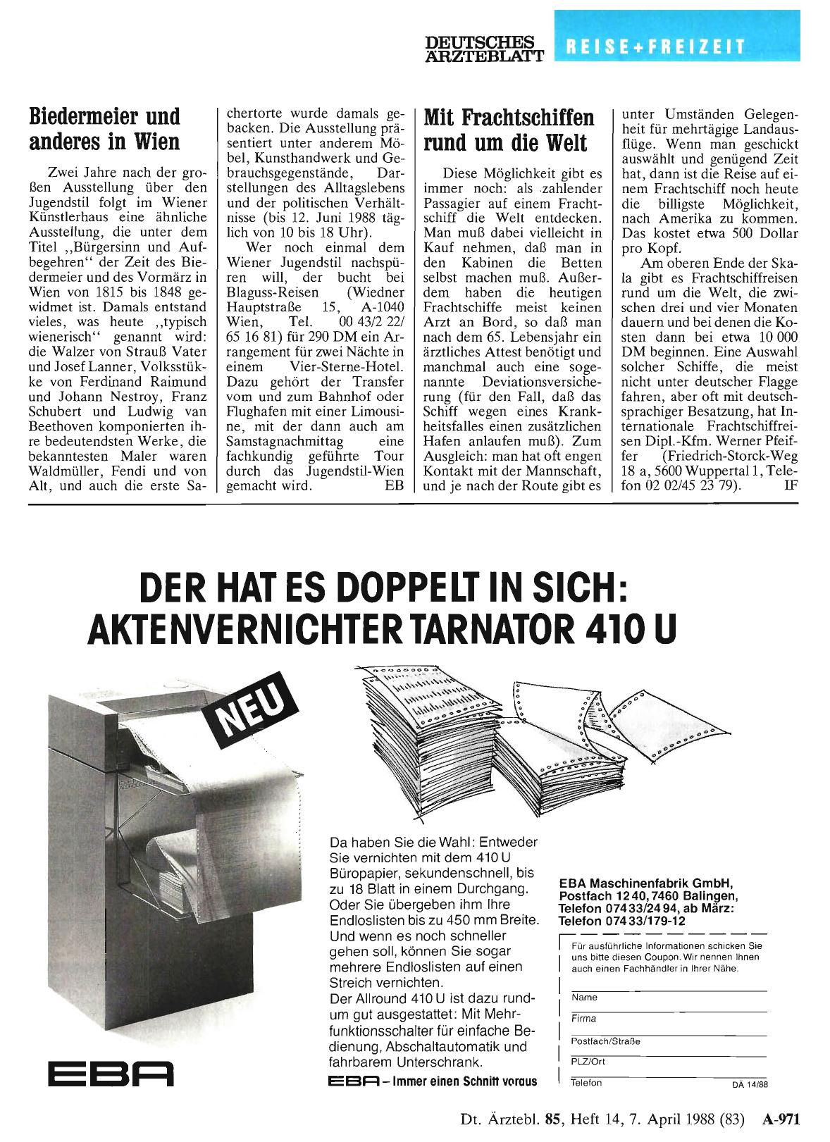 Vorschauseite 1: Biedermeier und anderes in Wien