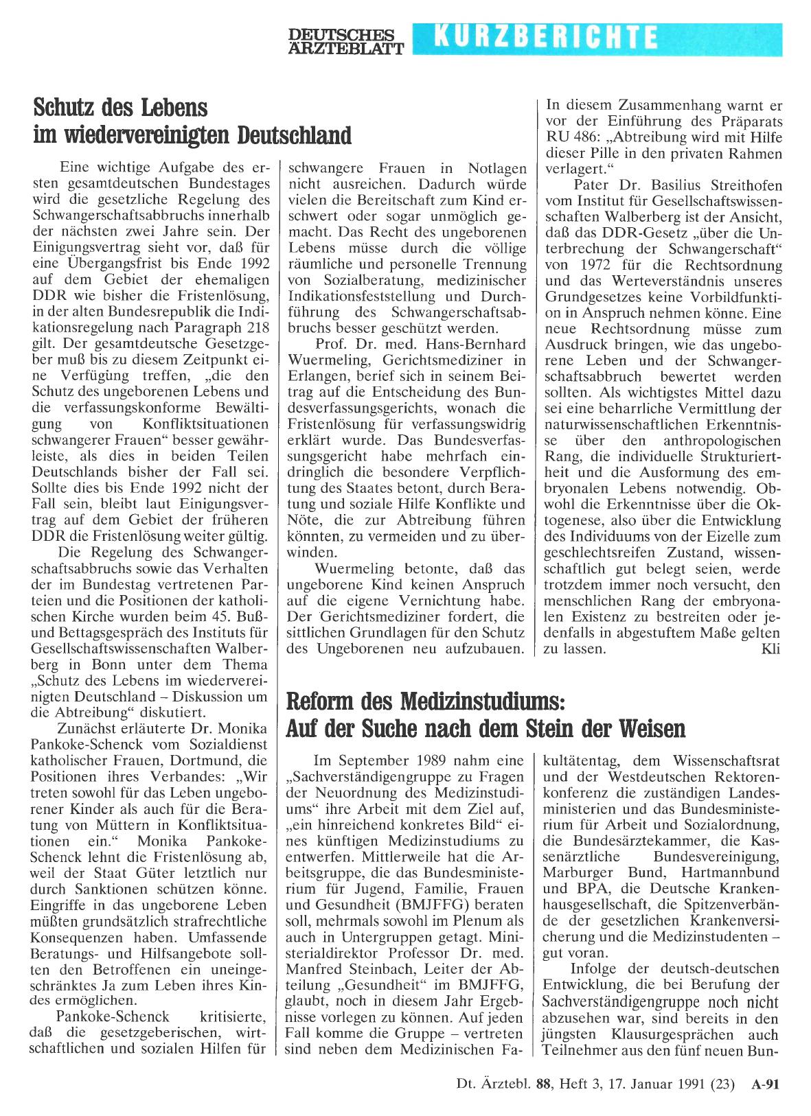 Vorschauseite 1: Reform des Medizinstudiums: Auf der Suche nach dem Stein der Weisen