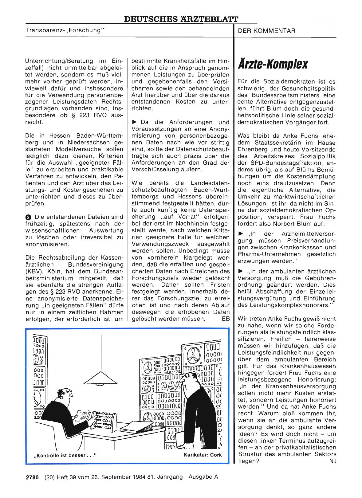 Vorschauseite 1: Ärzte-Komplex