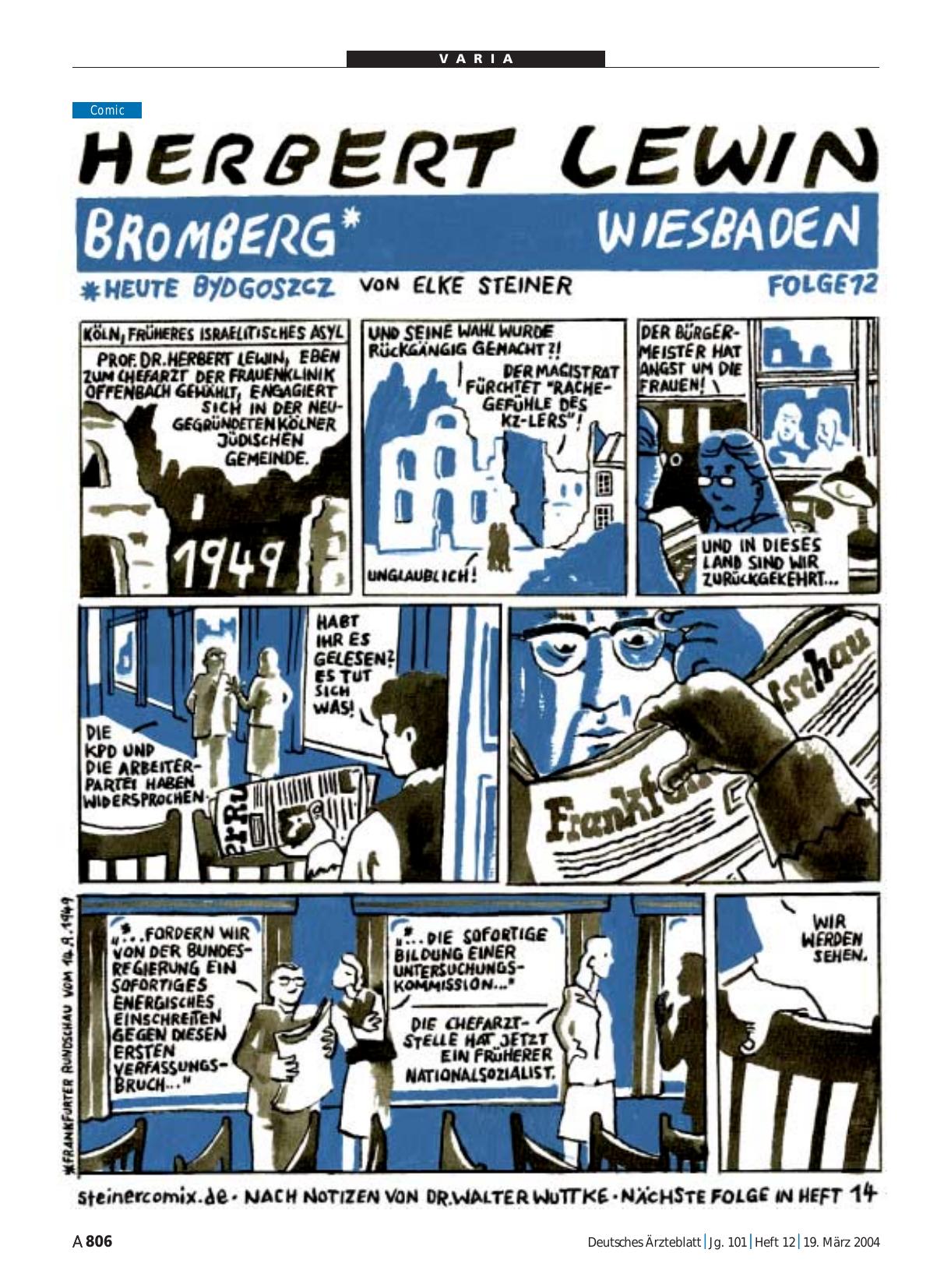 Vorschauseite 1: Herbert Lewin