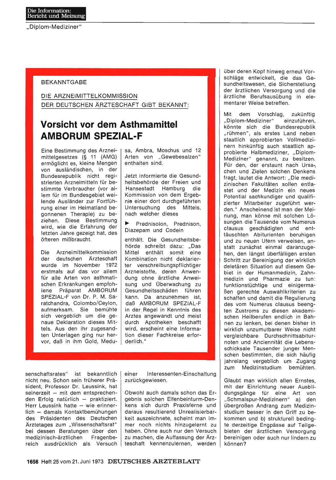 Vorschauseite 1: Drei wichtige Beschlüsse (1)