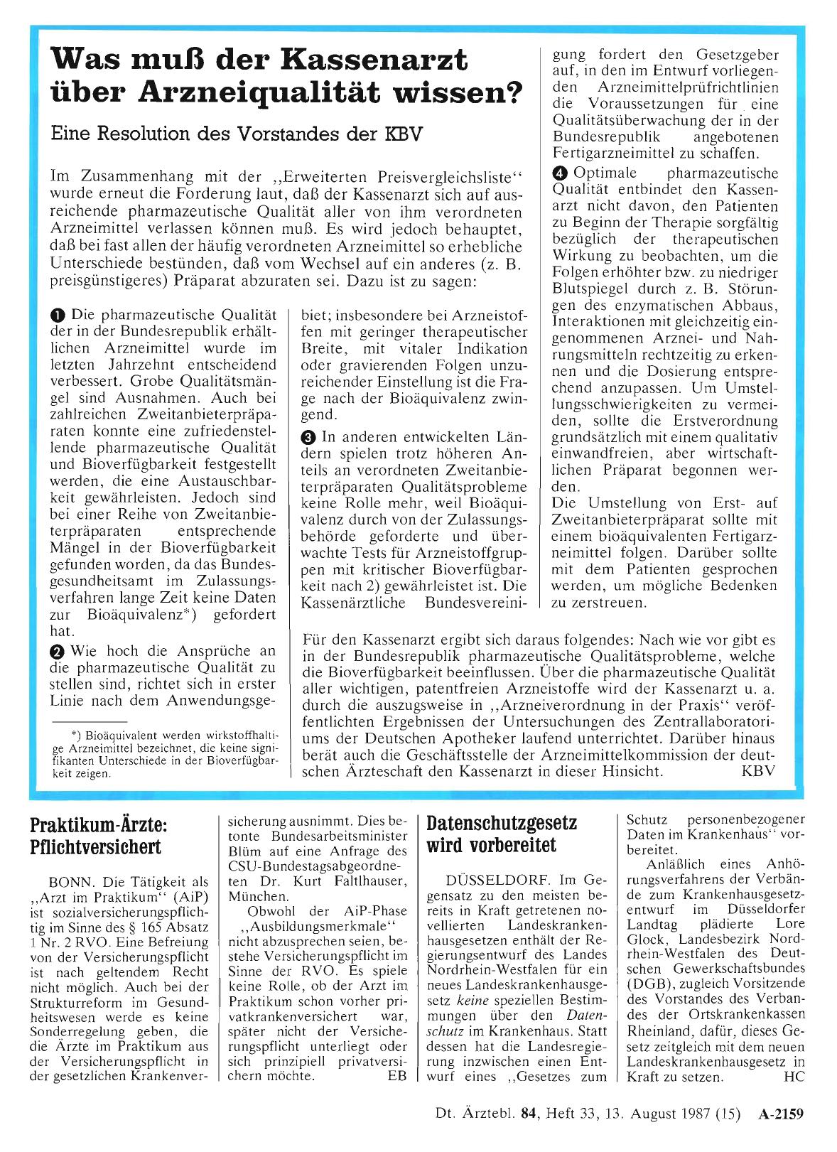 Vorschauseite 1: Datenschutzgesetz wird vorbereitet