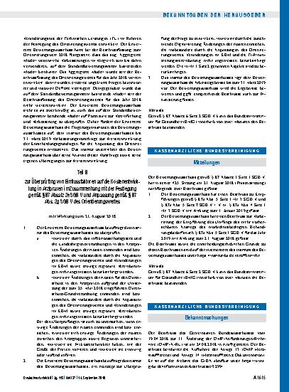 Vorschauseite 1: Bekanntmachungen