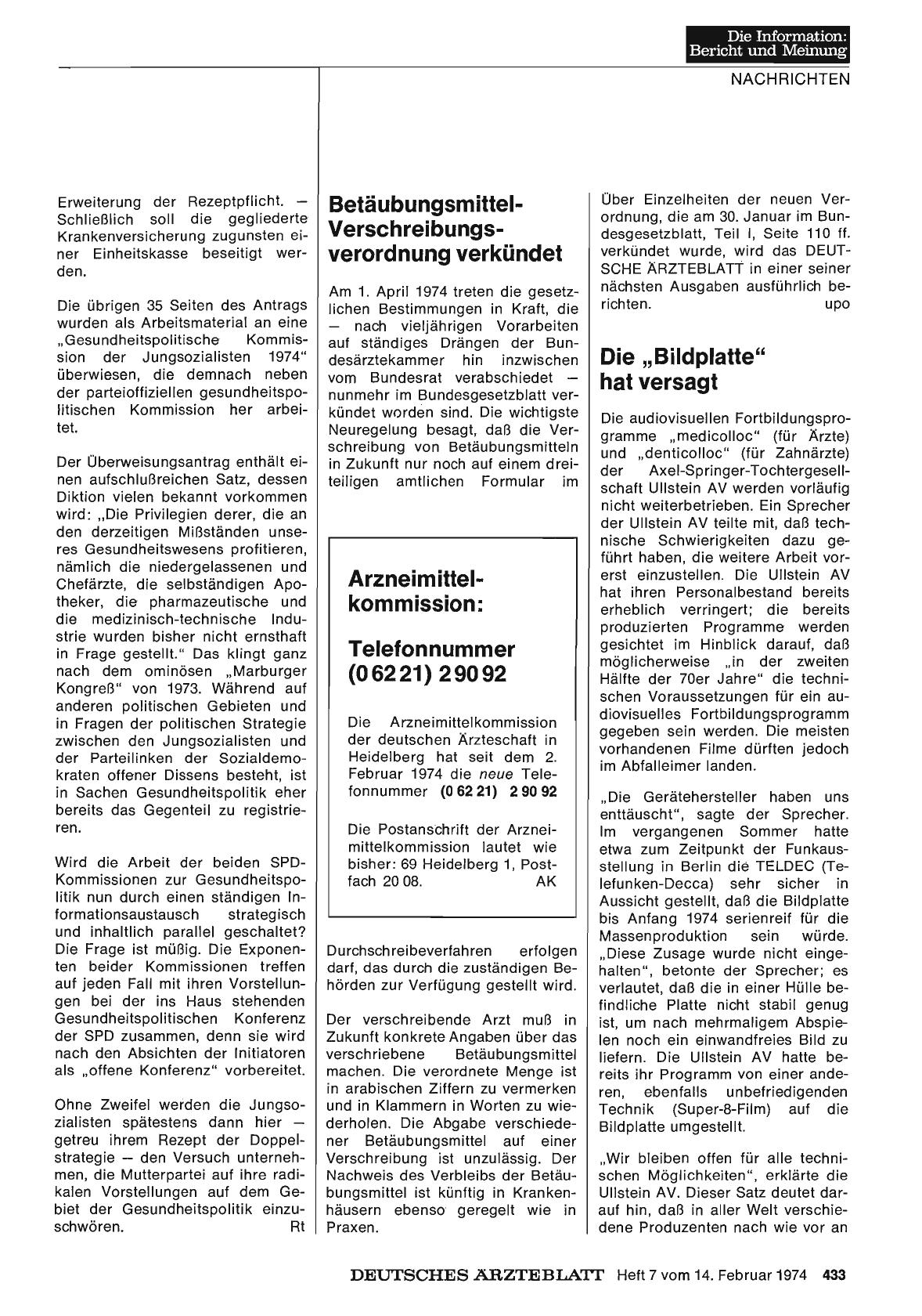 Vorschauseite 1: Die „Bildplatte“ hat versagt