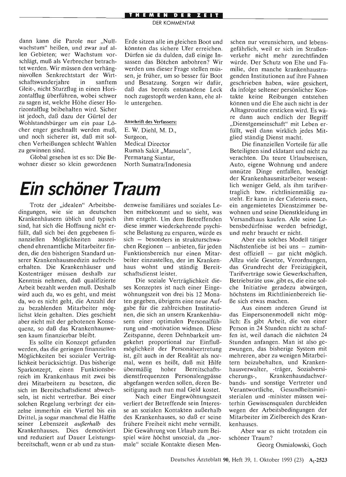Vorschauseite 1: Ein schöner Traum