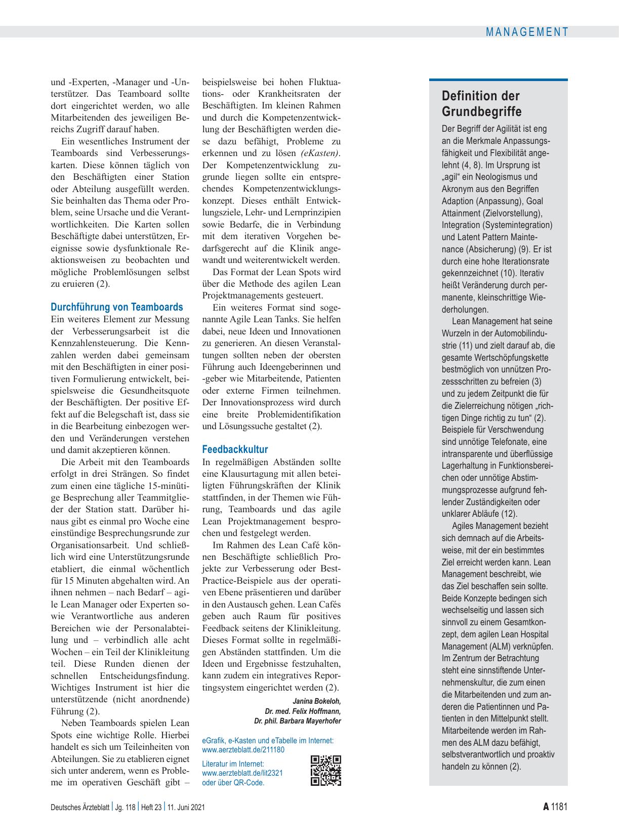 Vorschauseite 2: Agiles Lean Hospital Management: Die Belegschaft befähigen