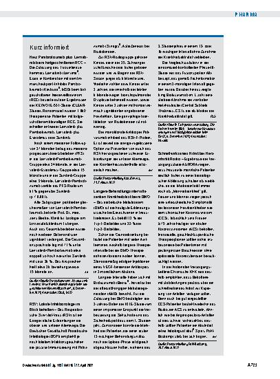 Vorschauseite 1: Kurz informiert