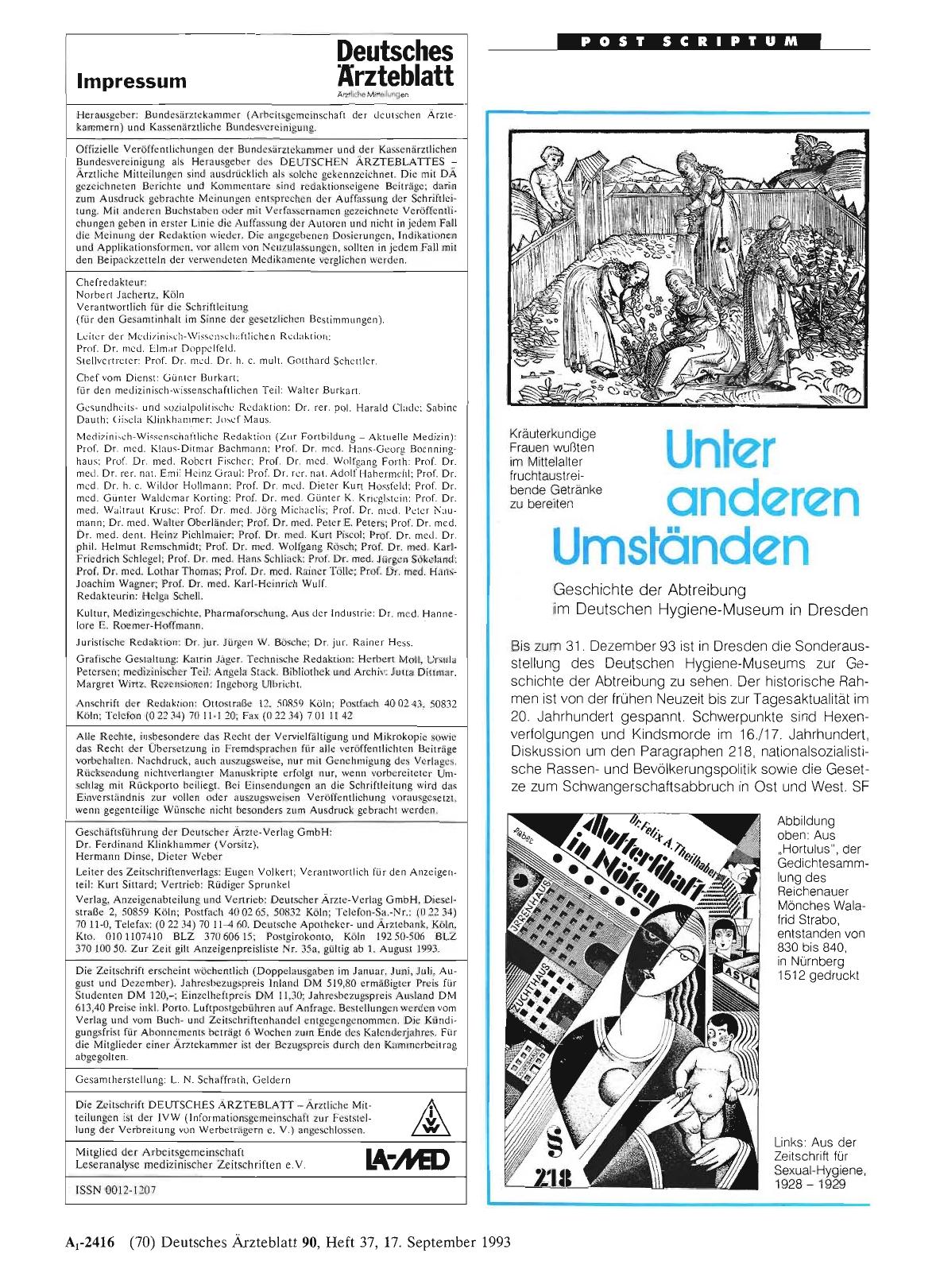 Vorschauseite 1: Unter anderen Umständen