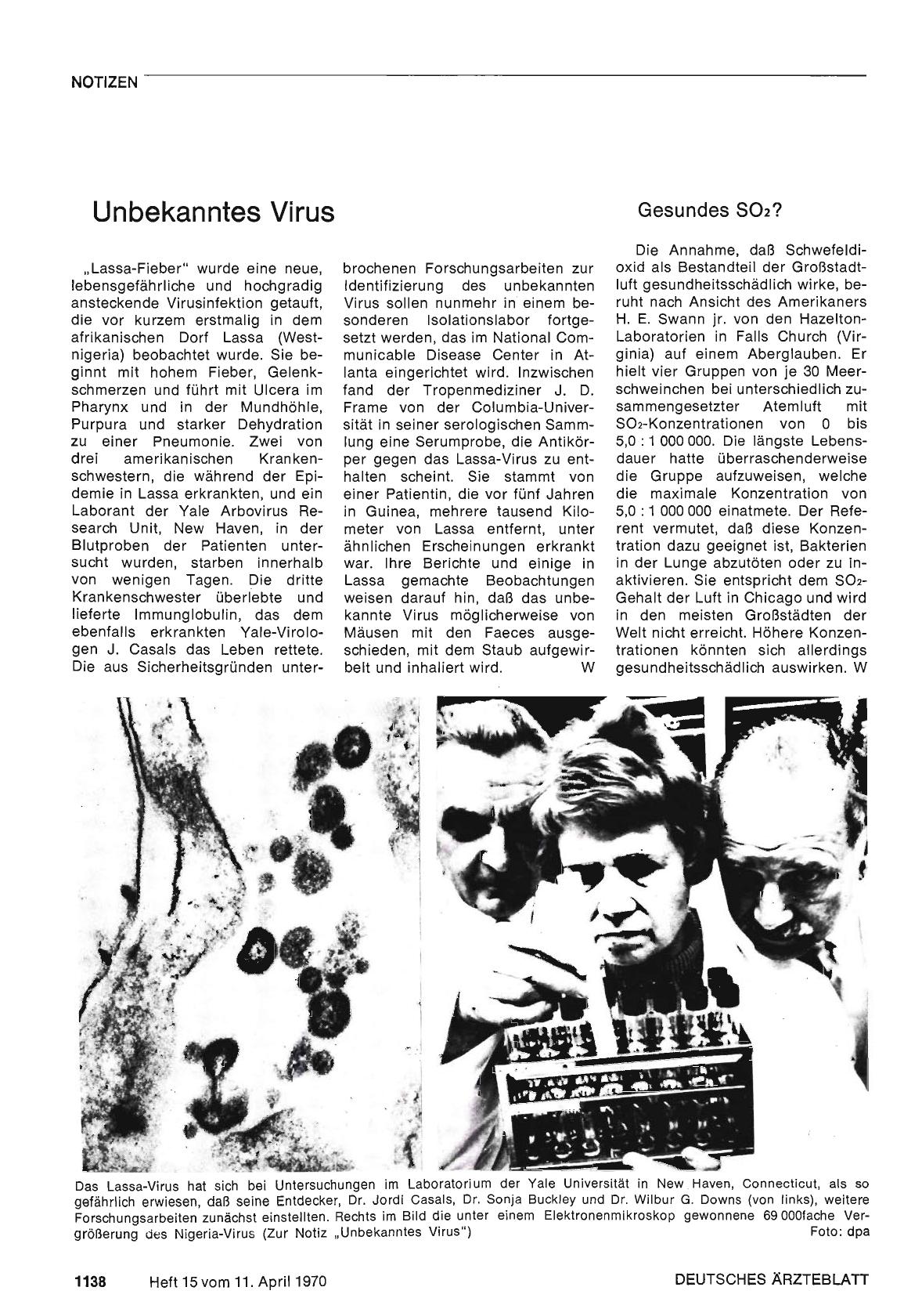 Vorschauseite 1: Unbekanntes Virus