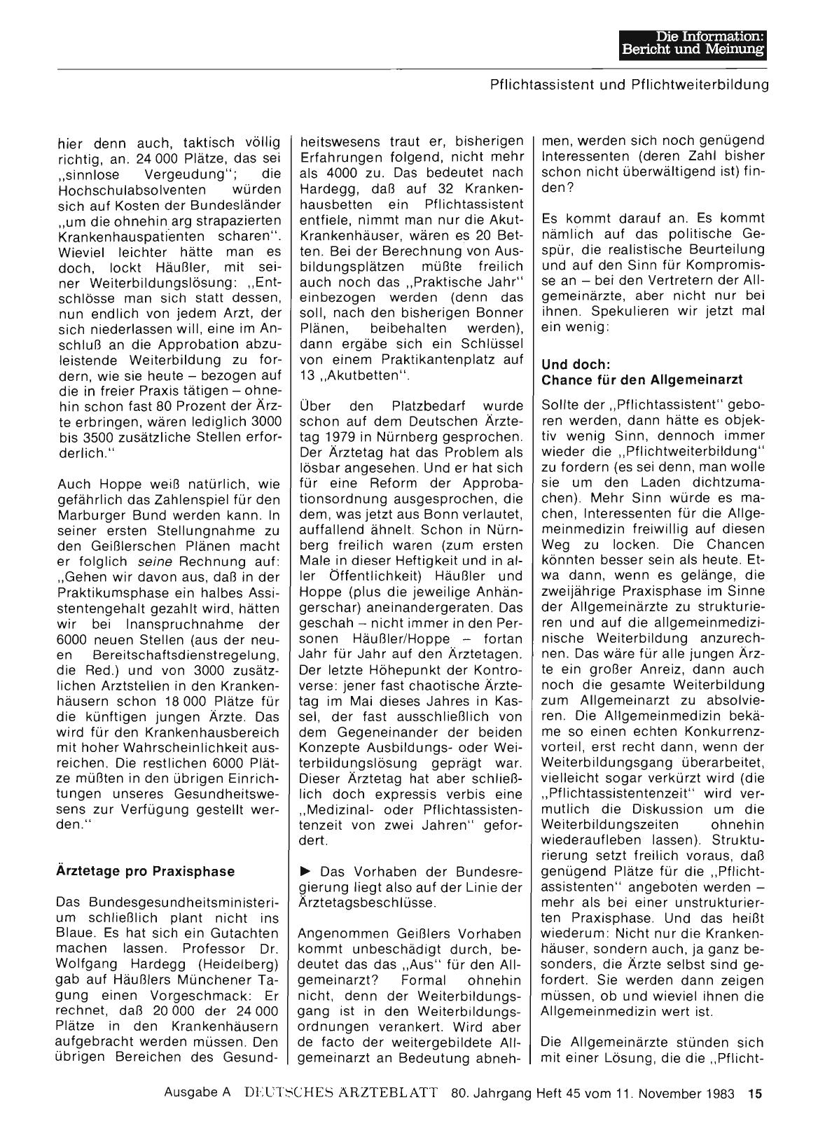 Vorschauseite 1: Keiner will dem Allgemeinarzt an den Kragen (Oder doch? )
