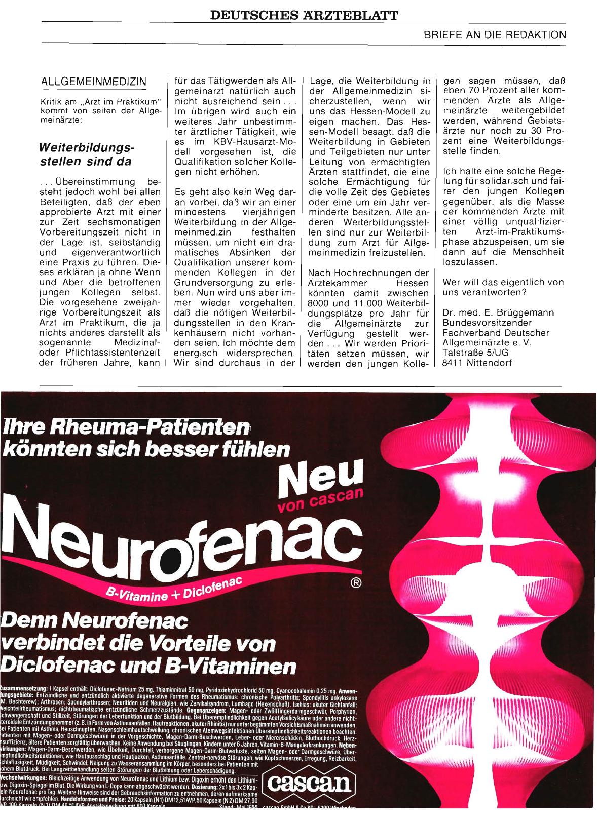 Vorschauseite 1: ALLGEMEINMEDIZIN: Weiterbildungsstellen sind da
