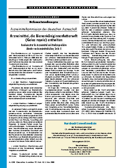 Vorschauseite 1: Kursbuch Umweltmedizin der Bundesärztekammer (2. , überarbeitete Auflage. 59 Seiten)