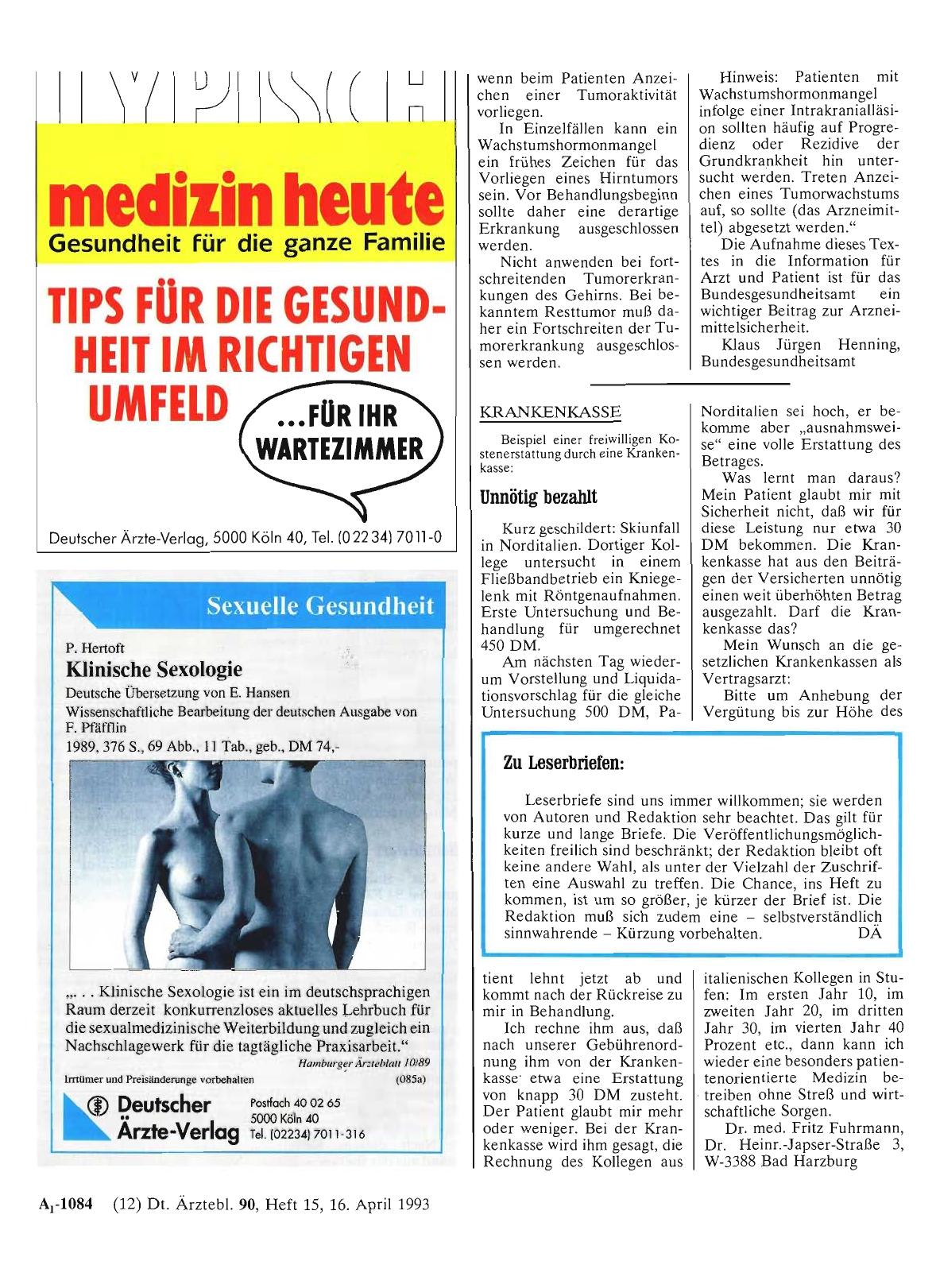 Vorschauseite 1: KRANKENKASSE: Unnötig bezahlt