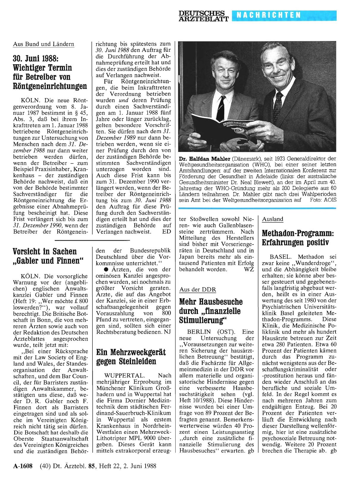 Vorschauseite 1: Vorsicht in Sachen „Gabler und Finnen“