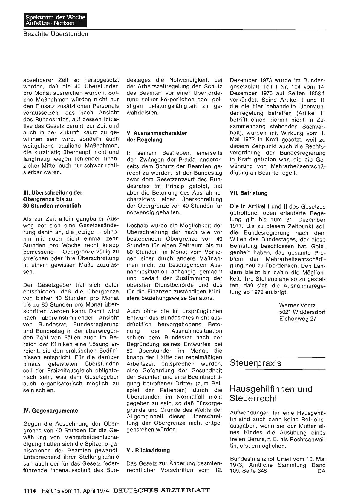 Vorschauseite 1: Steuerpraxis: Hausgehilfinnen und Steuerrecht