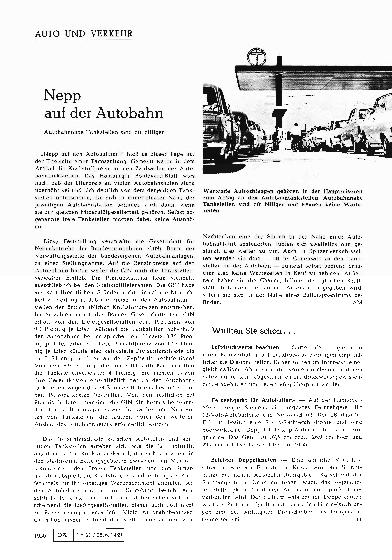 Vorschauseite 1: Nepp auf der Autobahn
