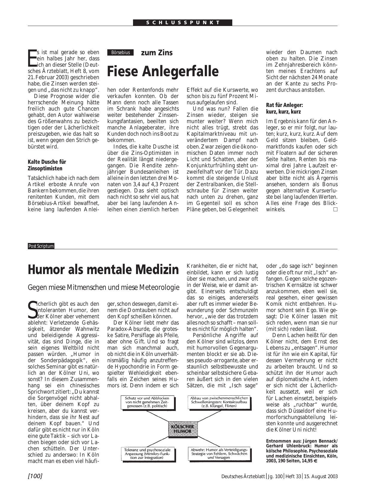Vorschauseite 1: zum Zins: Fiese Anlegerfalle