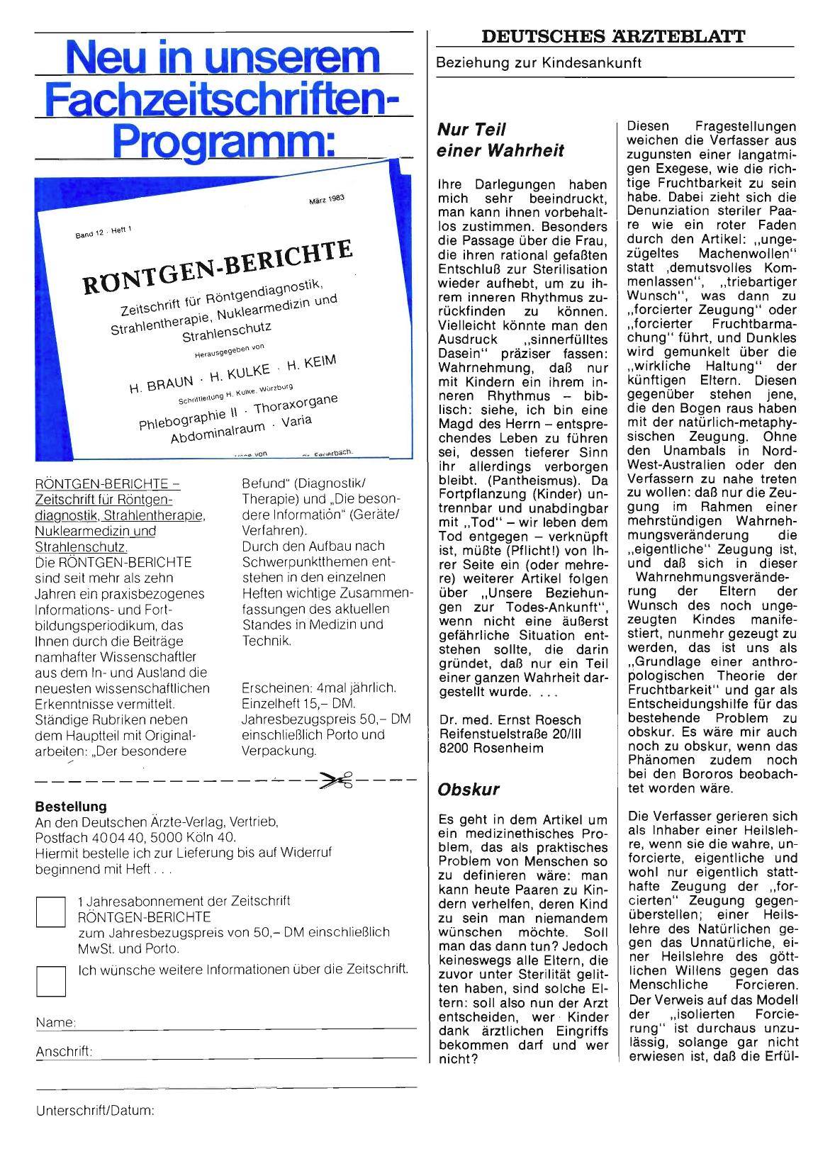 Vorschauseite 1: Unsere Beziehung zur Kindesankunft“ und „Der Kampf um die Fruchtbarkeit“: Nur Teil einer Wahrheit