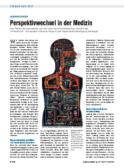 Vorschauseite 1: Gesundheitswesen: Perspektivwechsel in der Medizin