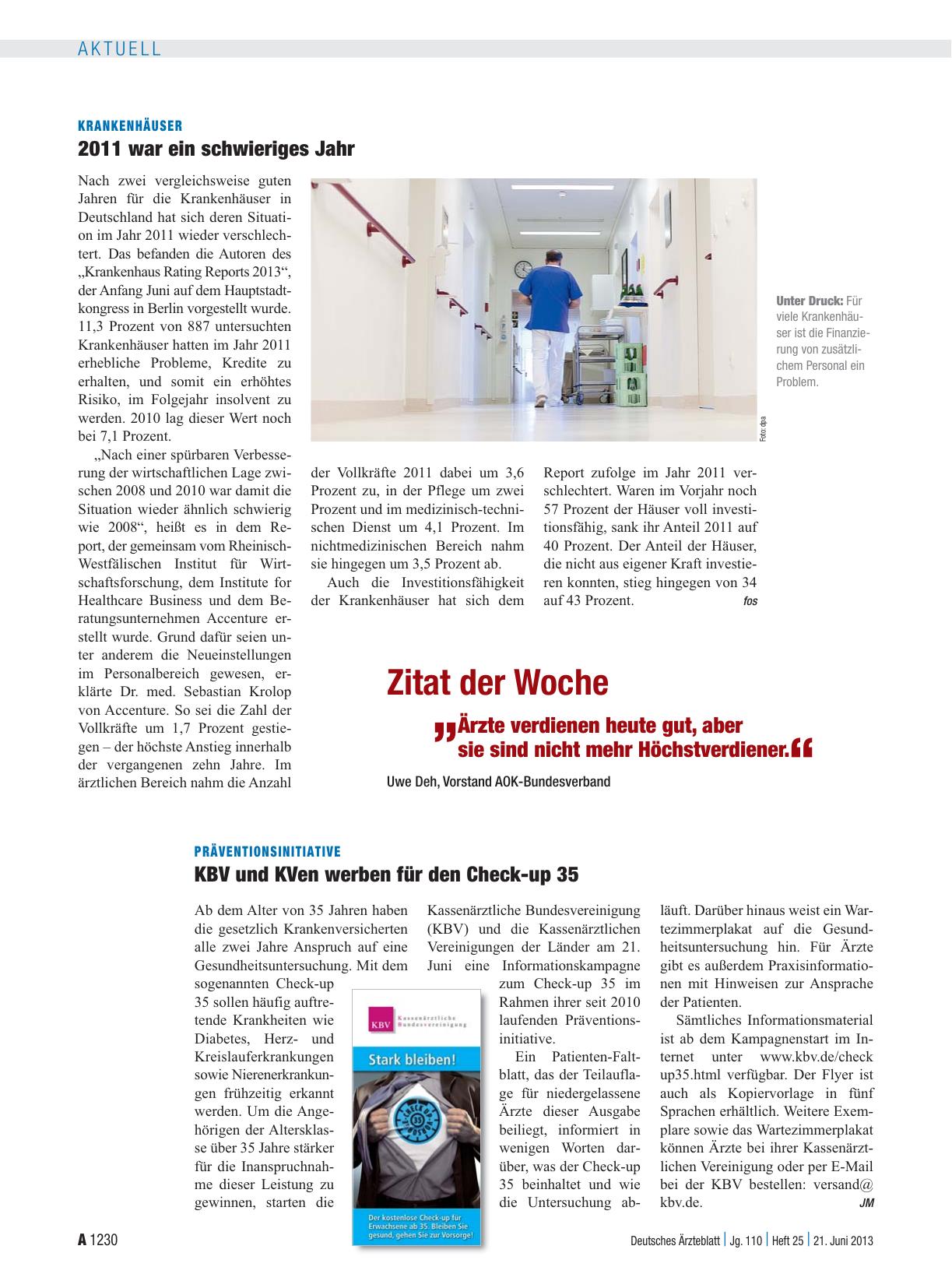 Vorschauseite 1: Zitat der Woche