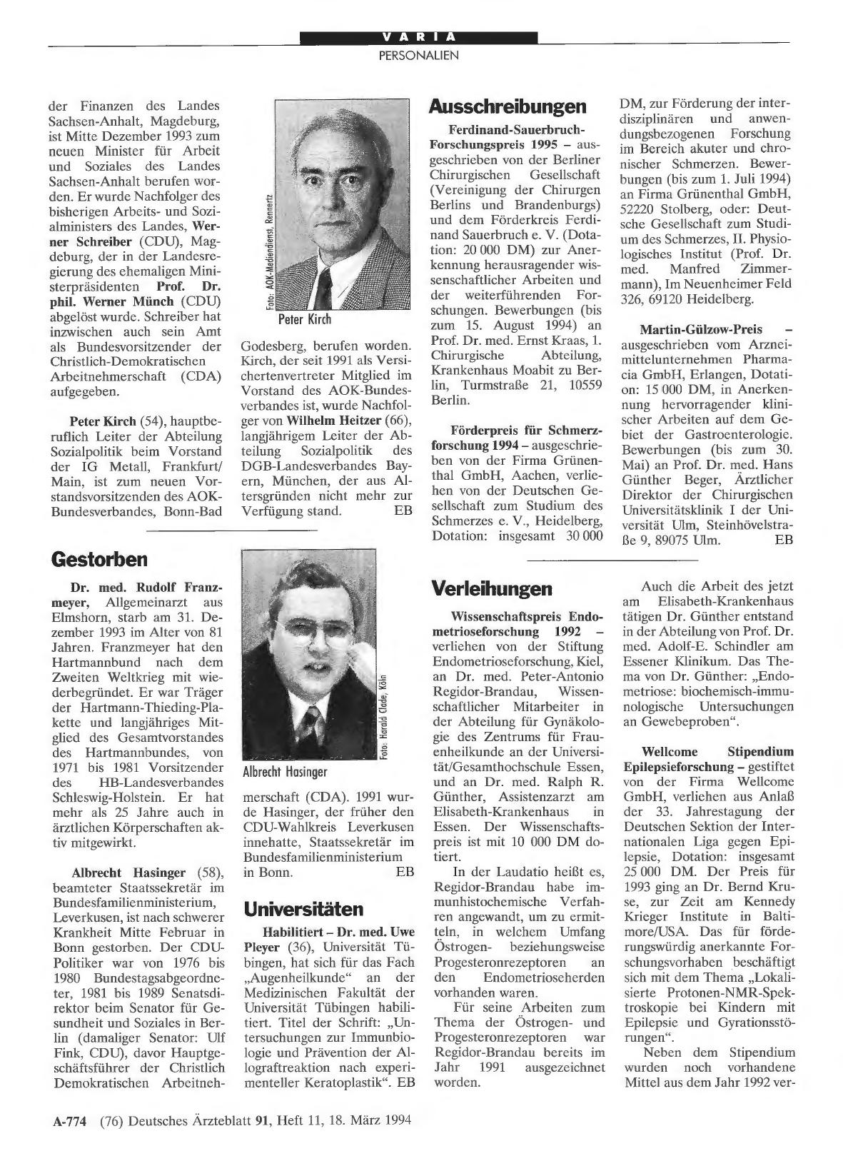 Vorschauseite 1: Gestorben