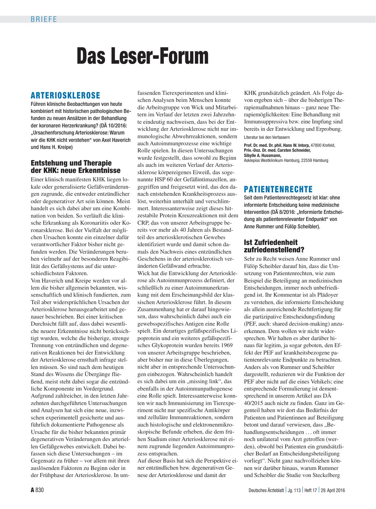 Vorschauseite 1: Patientenrechte: Ist Zufriedenheit zufriedenstellend?