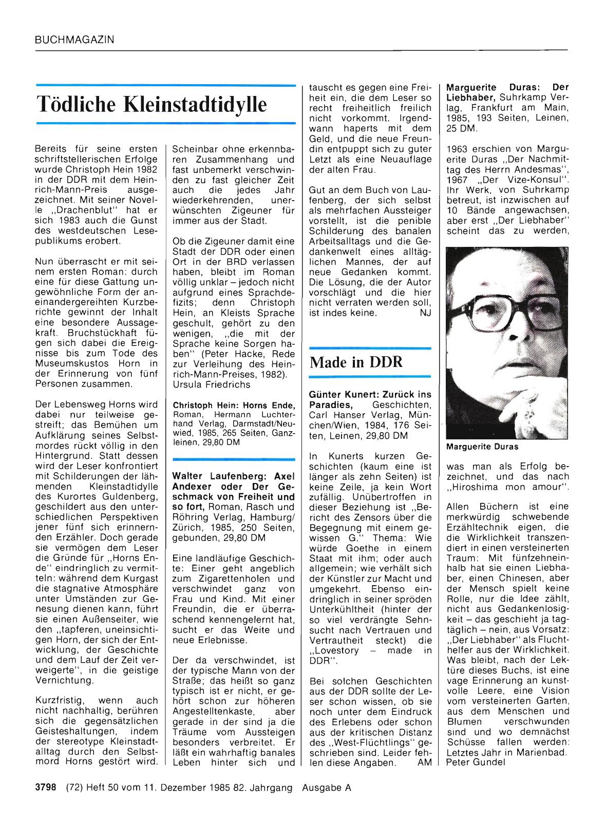 Vorschauseite 1: Marguerite Duras: Der Liebhaber