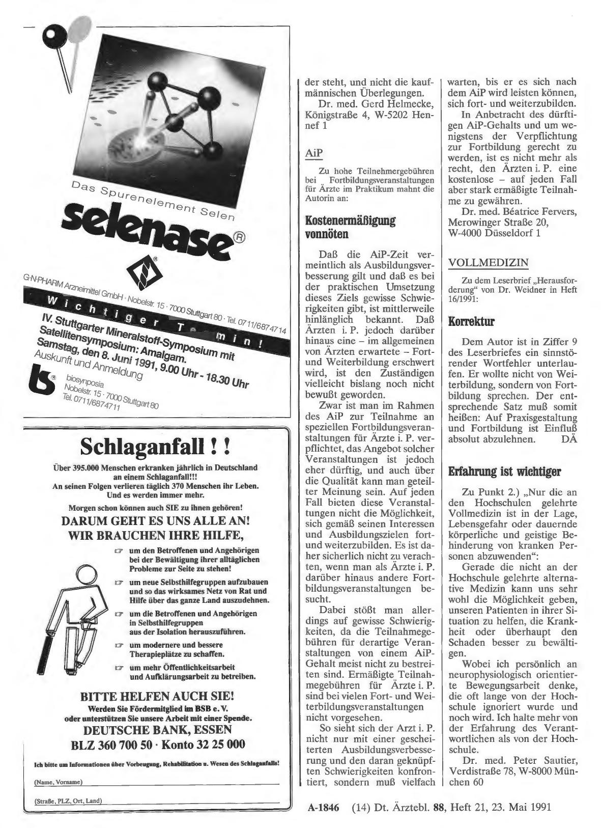 Vorschauseite 1: VOLLMEDIZIN: Korrektur