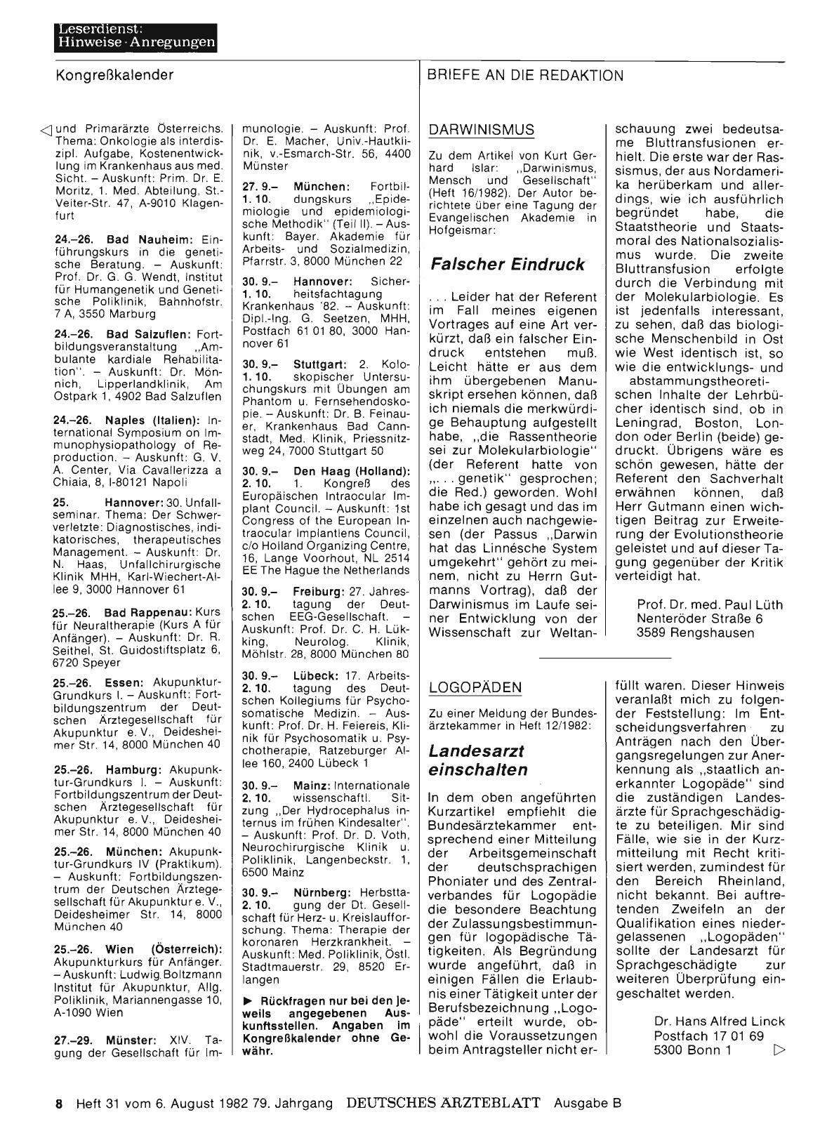 Vorschauseite 1: LOGOPÄDEN: Landesarzt einschalten